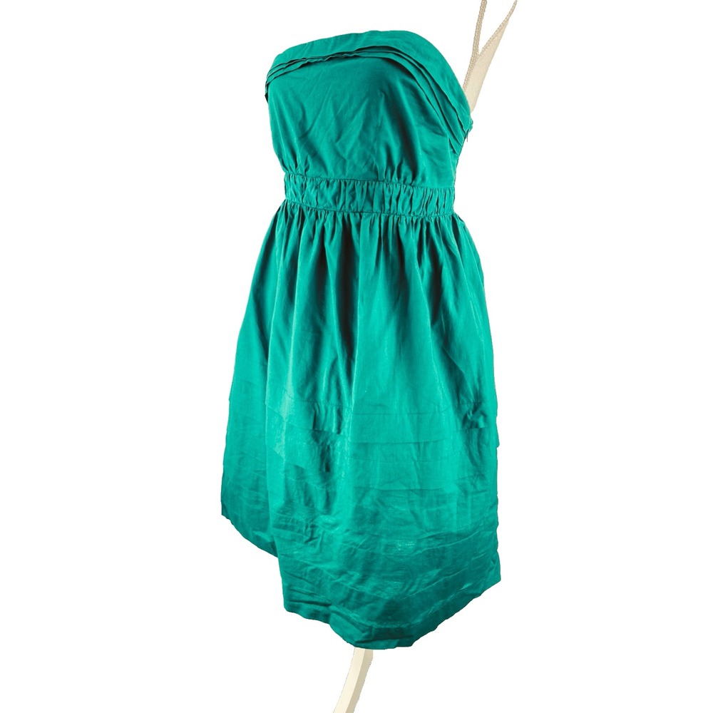 Maeve Height of Summer Strapless Cotton Dress Sz 8 Cottage Feminine Retro - Picture 5 of 13